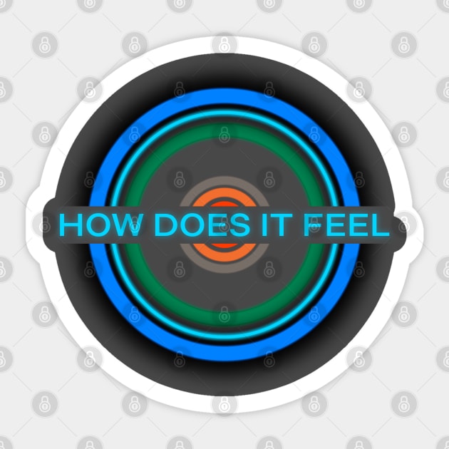 HOW DOES IT FEEL Sticker by KIMIDIGI